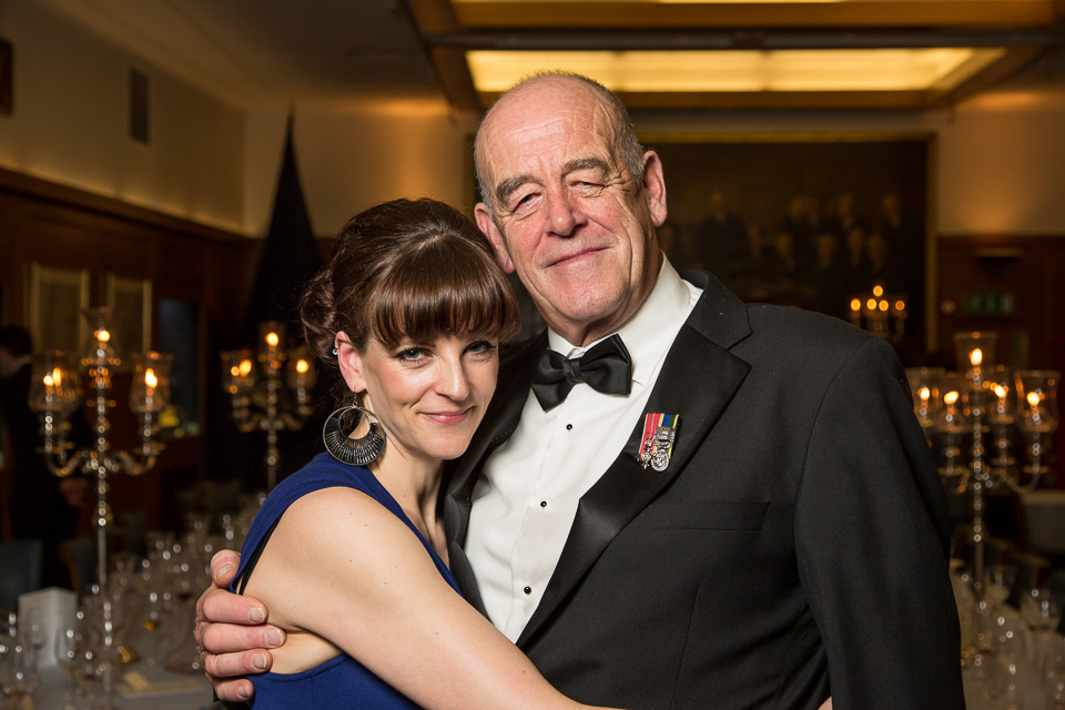 Beadles' Guild Dinner - father AND DAUGHTER IN EMBRACE