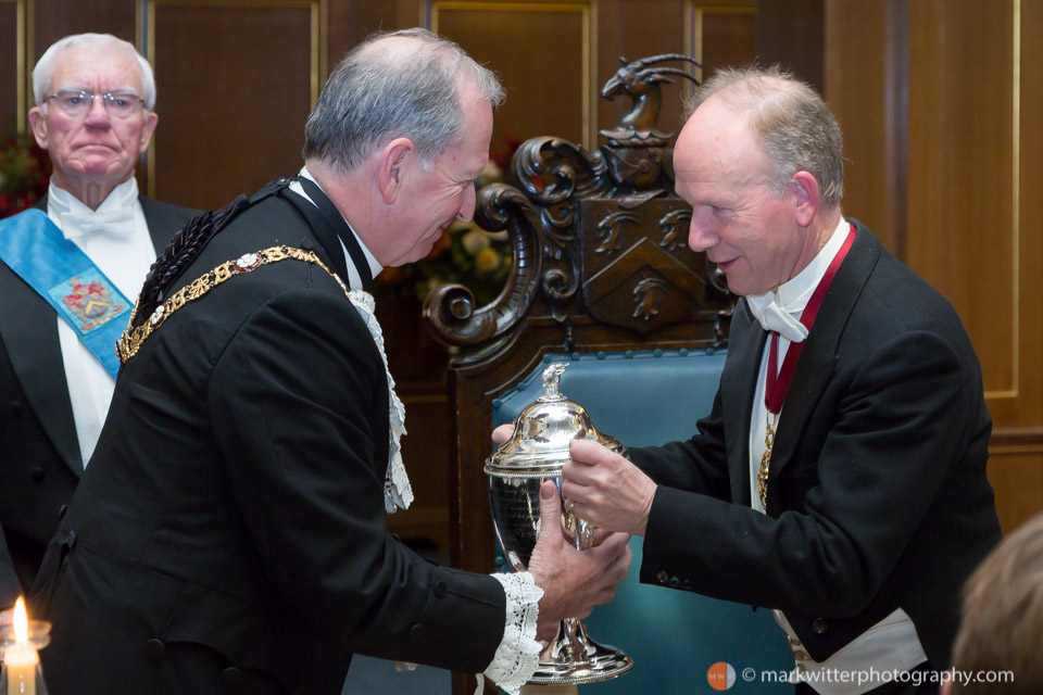 Aland Yarrow takes the Loving Cup