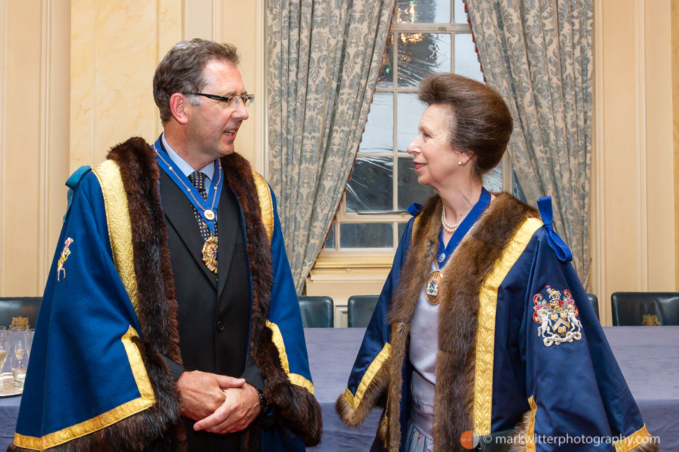 HRH The Princess Royal at the Saddlers