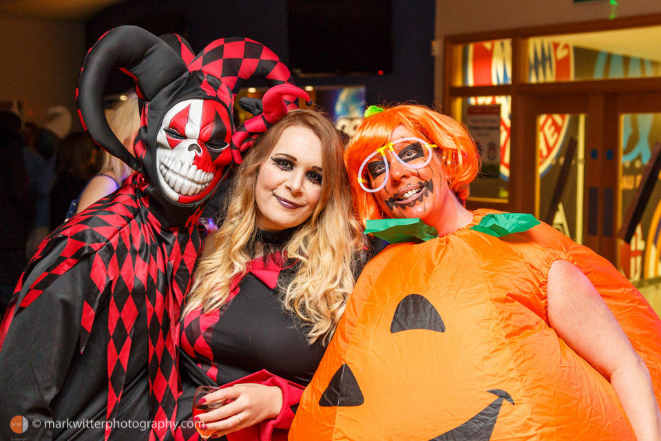 Guests at Halloween Party night