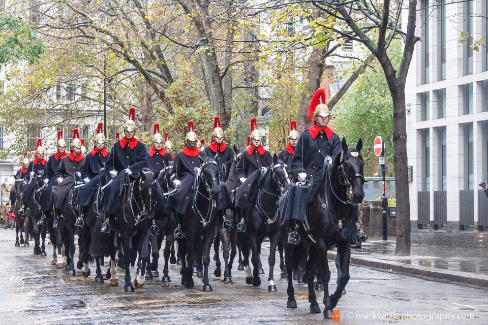 Bandsman on horseback