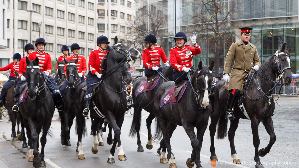 Bandsman on horseback