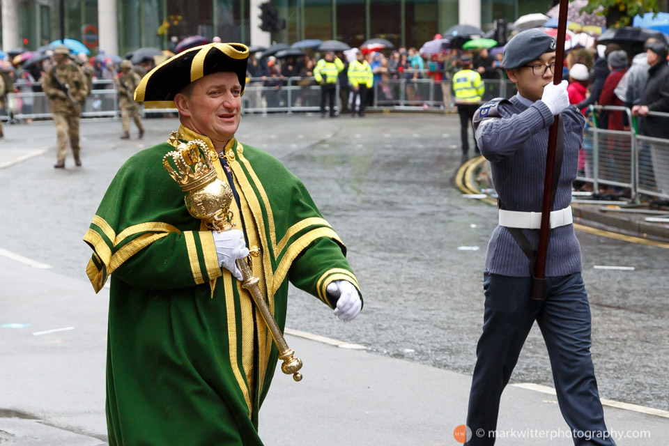 Alderman parading in London