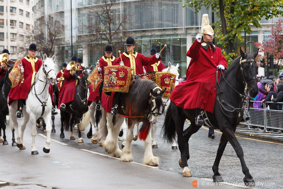 Bandsman on horseback