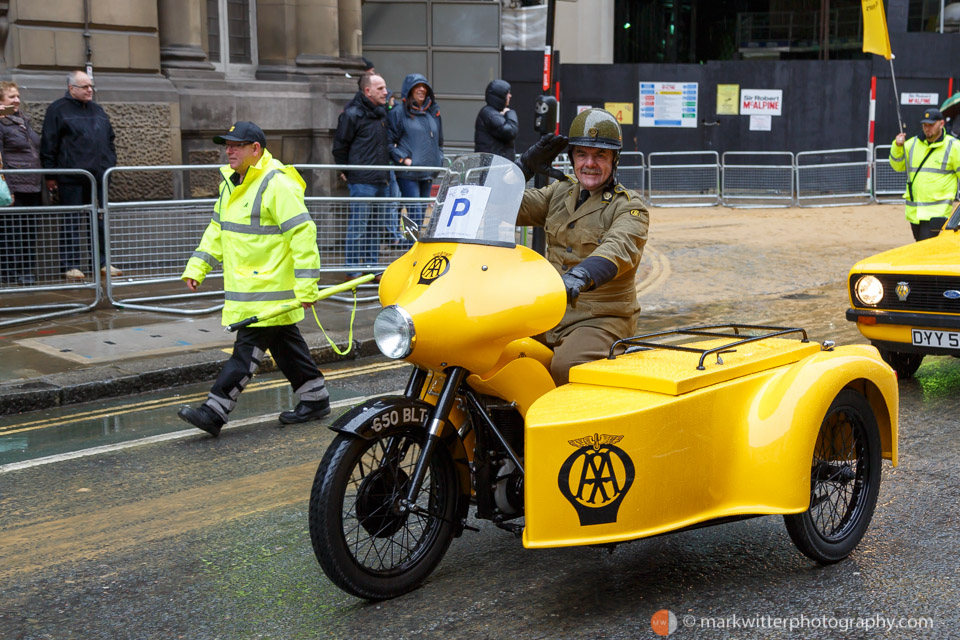 AA Motorcycle patrol man