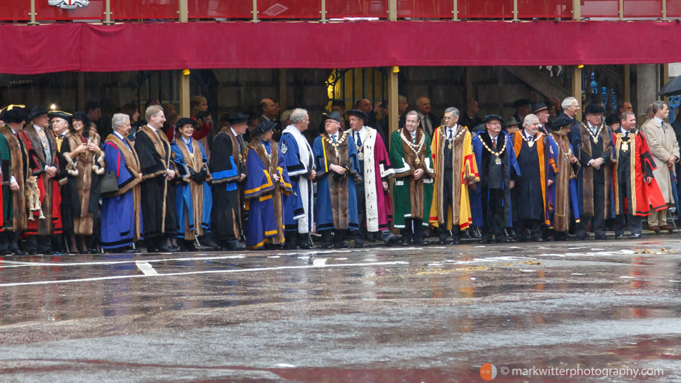 Aldermen at Mansion House Lord Mayors Show