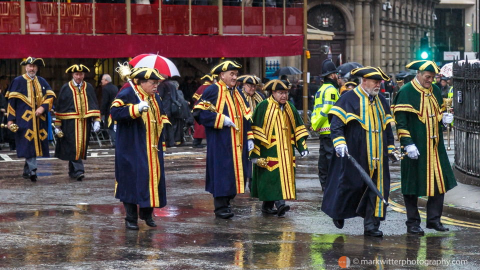 Aldermen at Mansion House Lord Mayors Show