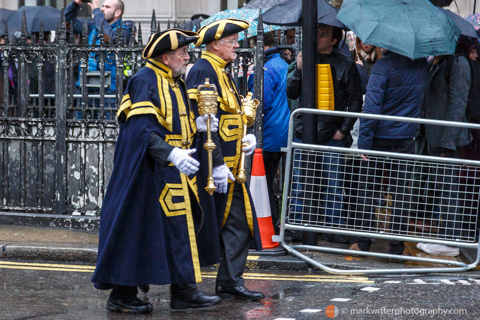 Aldermen at Mansion House Lord Mayors Show