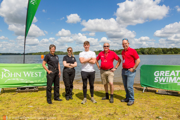 Elite Swimmer Nathan Hughes at Alton Water