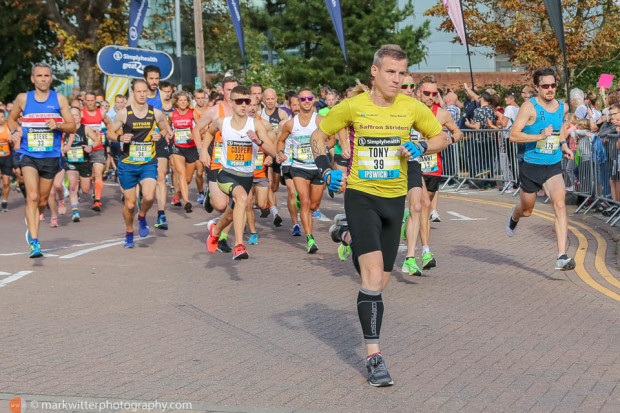 Runners start the Great East Run