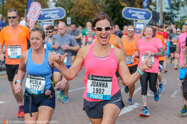 Runners start the Great East Run