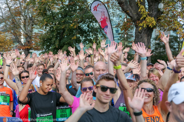 Runners start the Great East Run