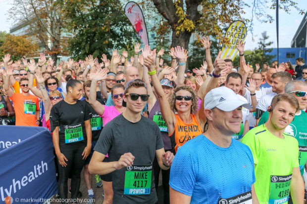 Runners start the Great East Run