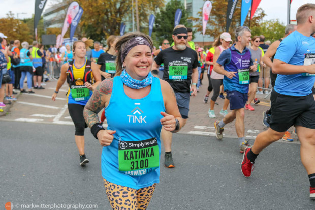 Runners start the Great East Run