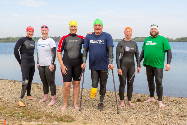 Photo - shoot with the inspirational swimmers taking part in this year's Great East Swim, at Alton Waters near Ipswich in Suffolk